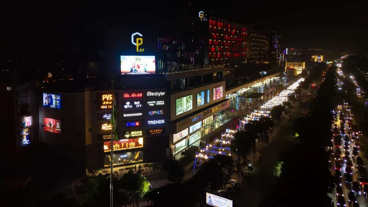 CP67 Mall at night (developer's photo)