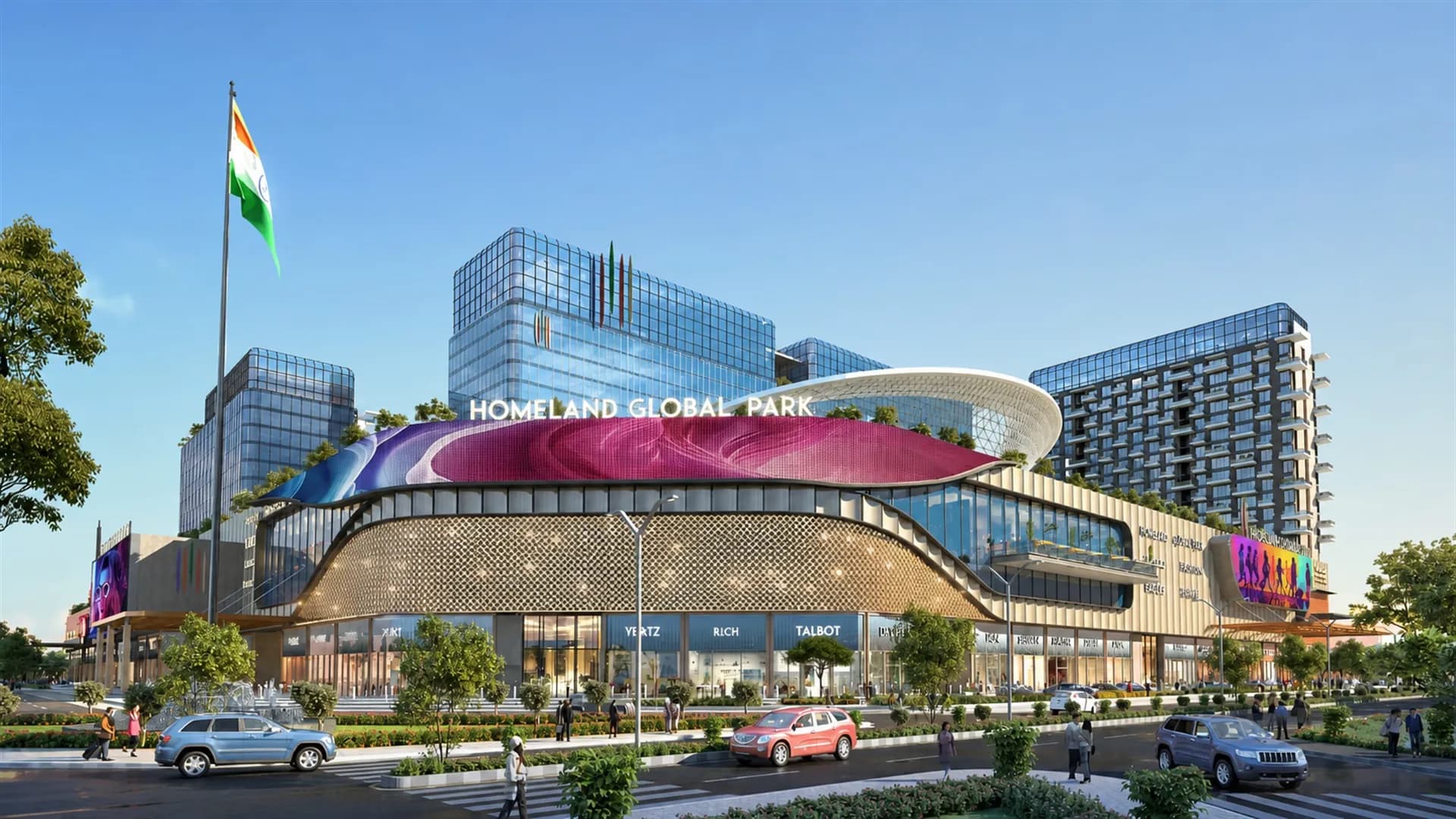 Homeland Global Park, Airport Road (Phase VIII Extension)